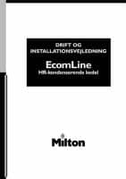 Drift- og installationsvejledning EcomLine HR 11_22_30_43_60_forside